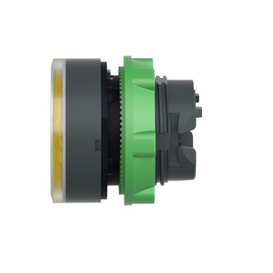 ZB5AH083 - Head for illuminated push button, Harmony XB5, plastic, yellow flush, 22mm, universal LED, push-push, unmarked - Schneider Electric - Head for illuminated push button, Harmony XB5, plastic, yellow flush, 22mm, universal LED, push-push, unmarked - Schneider Electric - 6