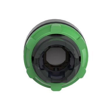 ZB5AH33 - Head for illuminated push button, Harmony XB5, round green projecting, 22mm, universal LED, push to release, unmarked - Schneider Electric - Head for illuminated push button, Harmony XB5, round green projecting, 22mm, universal LED, push to release, unmarked - Schneider Electric - 2