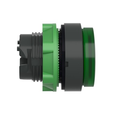 ZB5AH33 - Head for illuminated push button, Harmony XB5, round green projecting, 22mm, universal LED, push to release, unmarked - Schneider Electric - Head for illuminated push button, Harmony XB5, round green projecting, 22mm, universal LED, push to release, unmarked - Schneider Electric - 4