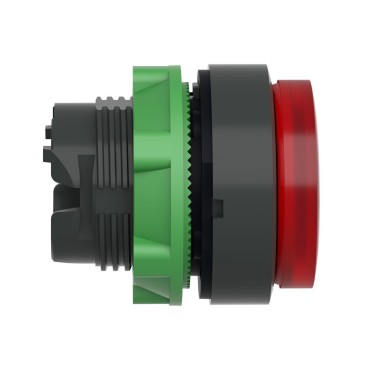 ZB5AH43 - Head for illuminated push button, Harmony XB5, XB4, red projecting pushbutton ?22 mm integral LED - Schneider Electric - Head for illuminated push button, Harmony XB5, XB4, red projecting pushbutton ?22 mm integral LED - Schneider Electric - 1