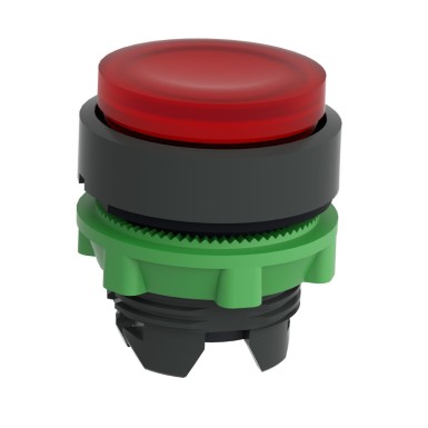 ZB5AH43 - Head for illuminated push button, Harmony XB5, XB4, red projecting pushbutton ?22 mm integral LED - Schneider Electric - Head for illuminated push button, Harmony XB5, XB4, red projecting pushbutton ?22 mm integral LED - Schneider Electric - 4