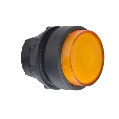 ZB5AH53 - Head for illuminated push button, Harmony XB5, dark grey plastic, orange projecting, 22mm, universal LED, push-push - Schneider Electric - Head for illuminated push button, Harmony XB5, dark grey plastic, orange projecting, 22mm, universal LED, push-push - Schneider Electric - 0