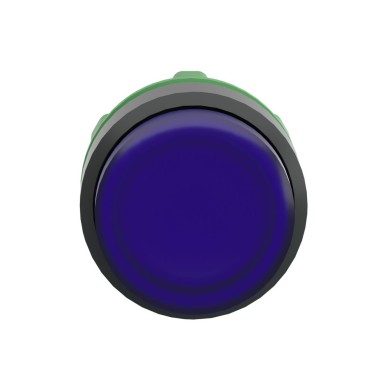 ZB5AH63 - Head for illuminated push button, Harmony XB5, dark grey plastic, blue projecting, 22mm, universal LED, push-push - Schneider Electric - Head for illuminated push button, Harmony XB5, dark grey plastic, blue projecting, 22mm, universal LED, push-push - Schneider Electric - 6