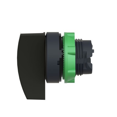 ZB5AJ2 - Selector switch head, Harmony XB5, plastic, black, 22mm, long handle, 2 positions, stay put - Schneider Electric - Selector switch head, Harmony XB5, plastic, black, 22mm, long handle, 2 positions, stay put - Schneider Electric - 2