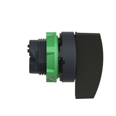 ZB5AJ2 - Selector switch head, Harmony XB5, plastic, black, 22mm, long handle, 2 positions, stay put - Schneider Electric - Selector switch head, Harmony XB5, plastic, black, 22mm, long handle, 2 positions, stay put - Schneider Electric - 5