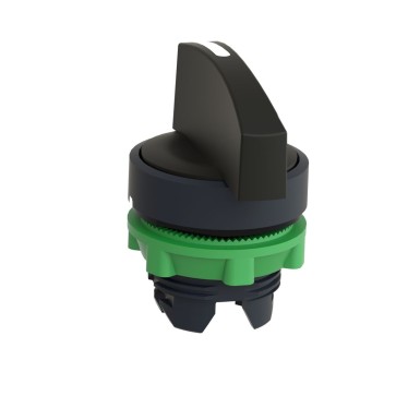 ZB5AJ3 - Selector switch head, Harmony XB5, plastic, black, 22mm, long handle, 3 positions, stay put - Schneider Electric - Selector switch head, Harmony XB5, plastic, black, 22mm, long handle, 3 positions, stay put - Schneider Electric - 3