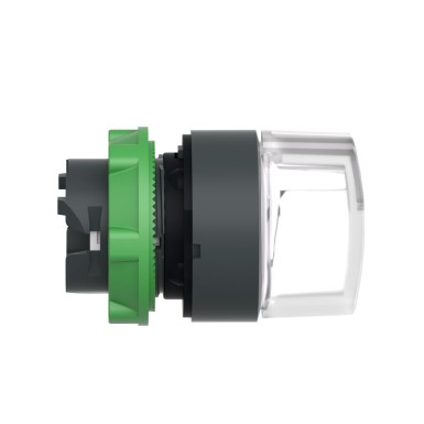 ZB5AK1513 - Head for illuminated selector switch, Harmony XB5, dark grey plastic, white handle, 22mm, universal LED, 3 positions, - Schneider Electric - Head for illuminated selector switch, Harmony XB5, dark grey plastic, white handle, 22mm, universal LED, 3 positions, - Schneider Electric - 6