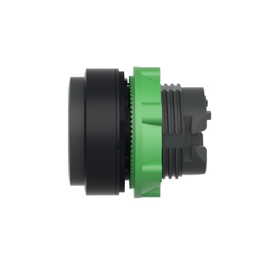 ZB5AL2 - Push button head, Harmony XB5, plastic, projecting, black, 22mm, spring return, unmarked - Schneider Electric - Push button head, Harmony XB5, plastic, projecting, black, 22mm, spring return, unmarked - Schneider Electric - 2