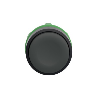 ZB5AL2 - Push button head, Harmony XB5, plastic, projecting, black, 22mm, spring return, unmarked - Schneider Electric - Push button head, Harmony XB5, plastic, projecting, black, 22mm, spring return, unmarked - Schneider Electric - 6