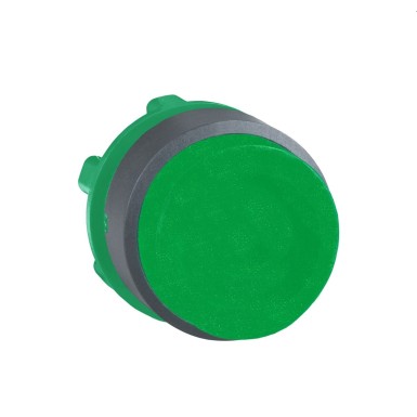 ZB5AL3 - Push button head, Harmony XB5, plastic, projecting, green, 22mm, spring return, unmarked - Schneider Electric - Push button head, Harmony XB5, plastic, projecting, green, 22mm, spring return, unmarked - Schneider Electric - 0