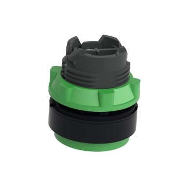 ZB5AL3 - Push button head, Harmony XB5, plastic, projecting, green, 22mm, spring return, unmarked - Schneider Electric - Push button head, Harmony XB5, plastic, projecting, green, 22mm, spring return, unmarked - Schneider Electric - 3