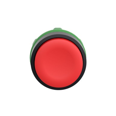 ZB5AL4 - Push button head, Harmony XB5, plastic, projecting, red, 22mm, spring return, unmarked - Schneider Electric - Push button head, Harmony XB5, plastic, projecting, red, 22mm, spring return, unmarked - Schneider Electric - 1