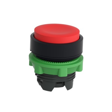 ZB5AL4 - Push button head, Harmony XB5, plastic, projecting, red, 22mm, spring return, unmarked - Schneider Electric - Push button head, Harmony XB5, plastic, projecting, red, 22mm, spring return, unmarked - Schneider Electric - 5