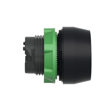 ZB5AP2S - Push button head, Harmony XB5, plastic, flush, black, 22mm, spring return, coloured boot, unmarked - Schneider Electric - Push button head, Harmony XB5, plastic, flush, black, 22mm, spring return, coloured boot, unmarked - Schneider Electric - 2