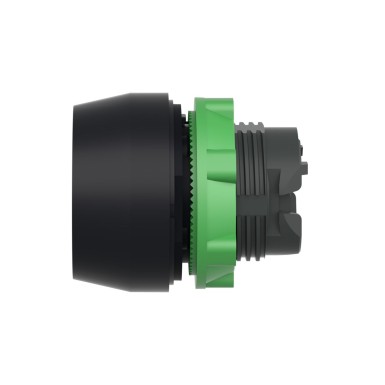 ZB5AP2S - Push button head, Harmony XB5, plastic, flush, black, 22mm, spring return, coloured boot, unmarked - Schneider Electric - Push button head, Harmony XB5, plastic, flush, black, 22mm, spring return, coloured boot, unmarked - Schneider Electric - 5