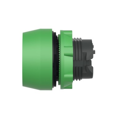 ZB5AP3S - Push button head, Harmony XB5, plastic, flush, green, 22mm, spring return, coloured boot, unmarked - Schneider Electric - Push button head, Harmony XB5, plastic, flush, green, 22mm, spring return, coloured boot, unmarked - Schneider Electric - 2