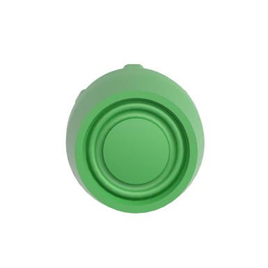 ZB5AP3S - Push button head, Harmony XB5, plastic, flush, green, 22mm, spring return, coloured boot, unmarked - Schneider Electric - Push button head, Harmony XB5, plastic, flush, green, 22mm, spring return, coloured boot, unmarked - Schneider Electric - 3