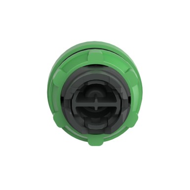 ZB5AP3S - Push button head, Harmony XB5, plastic, flush, green, 22mm, spring return, coloured boot, unmarked - Schneider Electric - Push button head, Harmony XB5, plastic, flush, green, 22mm, spring return, coloured boot, unmarked - Schneider Electric - 6