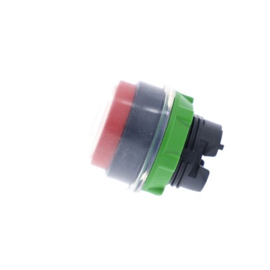 ZB5AP4 - Push button head, Harmony XB5, plastic, projecting, red, 22mm, spring return, booted, unmarked - Schneider Electric - Push button head, Harmony XB5, plastic, projecting, red, 22mm, spring return, booted, unmarked - Schneider Electric - 1