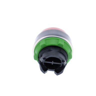 ZB5AP4 - Push button head, Harmony XB5, plastic, projecting, red, 22mm, spring return, booted, unmarked - Schneider Electric - Push button head, Harmony XB5, plastic, projecting, red, 22mm, spring return, booted, unmarked - Schneider Electric - 3