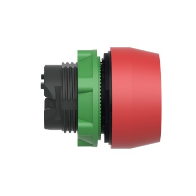 ZB5AP4S - Push button head, Harmony XB5, plastic, flush, red, 22mm, spring return, coloured boot, unmarked - Schneider Electric - Push button head, Harmony XB5, plastic, flush, red, 22mm, spring return, coloured boot, unmarked - Schneider Electric - 5