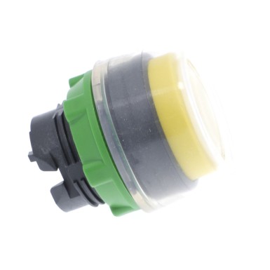 ZB5AP5 - Push button head, Harmony XB5, plastic, projecting, yellow, 22mm, spring return, booted, unmarked - Schneider Electric - Push button head, Harmony XB5, plastic, projecting, yellow, 22mm, spring return, booted, unmarked - Schneider Electric - 4