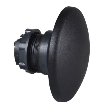 ZB5AR216 - Head for non illuminated push button, Harmony XB5, black mushroom 60mm, 22mm, spring return, unmarked - Schneider Electric - Head for non illuminated push button, Harmony XB5, black mushroom 60mm, 22mm, spring return, unmarked - Schneider Electric - 0