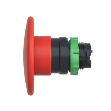 ZB5AR4 - Head for non illuminated pushbutton, Harmony XB5, plastic, red, mushroom 60mm, 22mm, spring return - Schneider Electric - Head for non illuminated pushbutton, Harmony XB5, plastic, red, mushroom 60mm, 22mm, spring return - Schneider Electric - 2