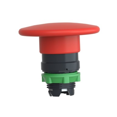 ZB5AR4 - Head for non illuminated pushbutton, Harmony XB5, plastic, red, mushroom 60mm, 22mm, spring return - Schneider Electric - Head for non illuminated pushbutton, Harmony XB5, plastic, red, mushroom 60mm, 22mm, spring return - Schneider Electric - 6