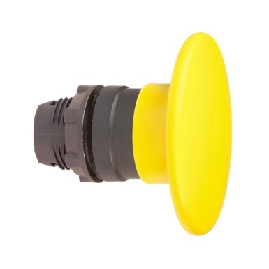 ZB5AR5 - Head for non illuminated push button, Harmony XB5, yellow ? 60 mushroom pushbutton ?22 mm spring ret - Schneider Electric - Head for non illuminated push button, Harmony XB5, yellow ? 60 mushroom pushbutton ?22 mm spring ret - Schneider Electric - 0