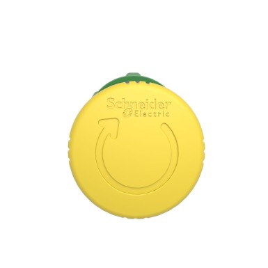 ZB5AS55 - Harmony XB5, Mushroom push button head ?40, plastic, yellow, ?22, latching turn realease - Schneider Electric - Harmony XB5, Mushroom push button head ?40, plastic, yellow, ?22, latching turn realease - Schneider Electric - 4