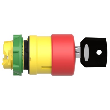 ZB5AS934 - Emergency stop head, Harmony XB5, switching off, plastic, red mushroom 30mm, 22mm, trigger latching key release - Schneider Electric - Emergency stop head, Harmony XB5, switching off, plastic, red mushroom 30mm, 22mm, trigger latching key release - Schneider Electric - 5