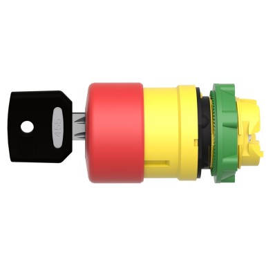 ZB5AS934 - Emergency stop head, Harmony XB5, switching off, plastic, red mushroom 30mm, 22mm, trigger latching key release - Schneider Electric - Emergency stop head, Harmony XB5, switching off, plastic, red mushroom 30mm, 22mm, trigger latching key release - Schneider Electric - 6