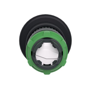 ZB5AT2 - Head for non illuminated pushbutton, Harmony XB5, plastic, black, mushroom 40mm, 22mm, latching push pull - Schneider Electric - Head for non illuminated pushbutton, Harmony XB5, plastic, black, mushroom 40mm, 22mm, latching push pull - Schneider Electric - 2