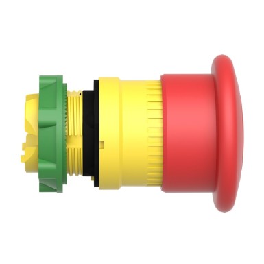 ZB5AT84 - Emergency stop head, Harmony XB5, switching off, plastic, red, mushroom 40mm, 22mm, trigger latching push pull - Schneider Electric - Emergency stop head, Harmony XB5, switching off, plastic, red, mushroom 40mm, 22mm, trigger latching push pull - Schneider Electric - 2