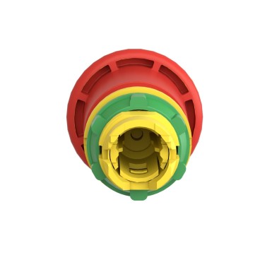 ZB5AT8643M - Harmony XB5, Illuminated emergency stop switching off head, plastic, red mushroom Ш40, Ш22, trigger latching push-pull, with state indicator - Schneider Electric - Harmony XB5, Illuminated emergency stop switching off head, plastic, red mushroom Ш40, Ш22, trigger latching push-pull, with state indicator - Schneider Electric - 4