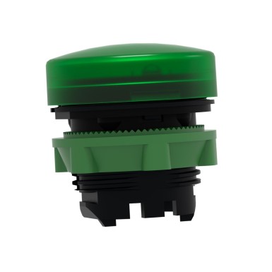 ZB5AV033 - Head for pilot light, Harmony XB5, plastic, green, 22mm, universal LED, plain lens - Schneider Electric - Head for pilot light, Harmony XB5, plastic, green, 22mm, universal LED, plain lens - Schneider Electric - 4