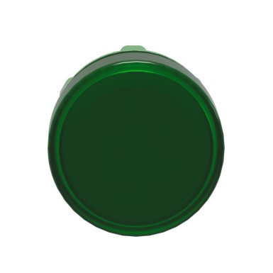 ZB5AV033E - Head for pilot light, Harmony XB5, plastic, green, 22mm, universal LED, plain lens, for insertion of legend - Schneider Electric - Head for pilot light, Harmony XB5, plastic, green, 22mm, universal LED, plain lens, for insertion of legend - Schneider Electric - 1