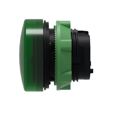 ZB5AV033E - Head for pilot light, Harmony XB5, plastic, green, 22mm, universal LED, plain lens, for insertion of legend - Schneider Electric - Head for pilot light, Harmony XB5, plastic, green, 22mm, universal LED, plain lens, for insertion of legend - Schneider Electric - 5