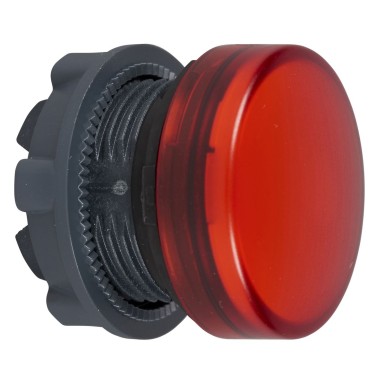 ZB5AV043E - Head for pilot light, Harmony XB5, plastic, red, 22mm, universal LED, plain lens, for insertion of legend - Schneider Electric - Head for pilot light, Harmony XB5, plastic, red, 22mm, universal LED, plain lens, for insertion of legend - Schneider Electric - 0