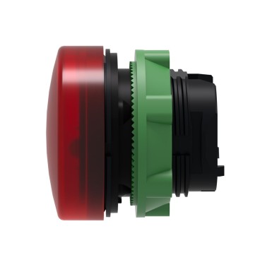 ZB5AV043E - Head for pilot light, Harmony XB5, plastic, red, 22mm, universal LED, plain lens, for insertion of legend - Schneider Electric - Head for pilot light, Harmony XB5, plastic, red, 22mm, universal LED, plain lens, for insertion of legend - Schneider Electric - 5