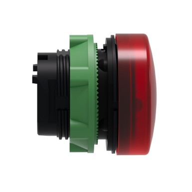 ZB5AV043S - Head for pilot light, Harmony XB5, red ?22 mm grooved lens integral led - Schneider Electric - Head for pilot light, Harmony XB5, red ?22 mm grooved lens integral led - Schneider Electric - 3