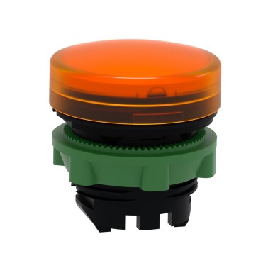 ZB5AV053 - Head for pilot light, Harmony XB5, plastic, orange, 22mm, universal LED, plain lens - Schneider Electric - Head for pilot light, Harmony XB5, plastic, orange, 22mm, universal LED, plain lens - Schneider Electric - 3