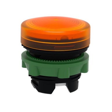 ZB5AV053S - Head for pilot light, Harmony XB5, orange ?22 mm grooved lens integral led - Schneider Electric - Head for pilot light, Harmony XB5, orange ?22 mm grooved lens integral led - Schneider Electric - 5