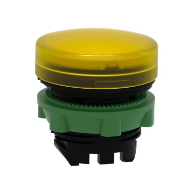 ZB5AV083 - Head for pilot light, Harmony XB5, plastic, yellow, 22mm, universal LED, plain lens - Schneider Electric - Head for pilot light, Harmony XB5, plastic, yellow, 22mm, universal LED, plain lens - Schneider Electric - 6