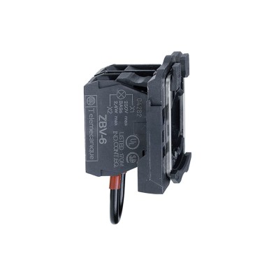 ZB5AV156 - Harmony XB5, Light block with body/fixing collar for BA9s bulb, plastic, <= 250V - Schneider Electric - Harmony XB5, Light block with body/fixing collar for BA9s bulb, plastic, <= 250V - Schneider Electric - 0