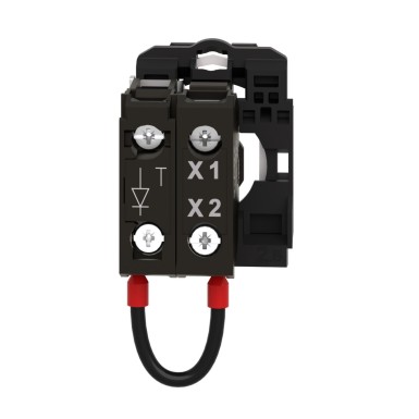 ZB5AV156 - Harmony XB5, Light block with body/fixing collar for BA9s bulb, plastic, <= 250V - Schneider Electric - Harmony XB5, Light block with body/fixing collar for BA9s bulb, plastic, <= 250V - Schneider Electric - 4