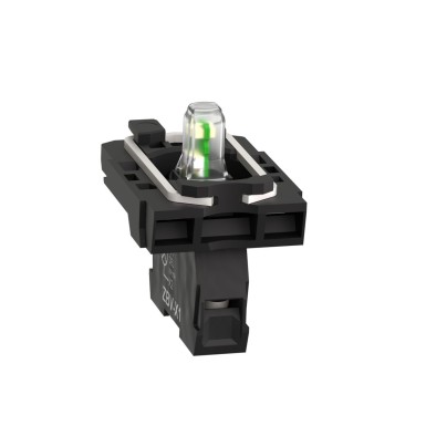 ZB5AVBG3 - Harmony XB5, Light block with body/fixing collar, plastic, green, integral LED, 24?¦120 V AC/DC - Schneider Electric - Harmony XB5, Light block with body/fixing collar, plastic, green, integral LED, 24?¦120 V AC/DC - Schneider Electric - 6