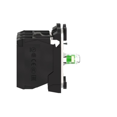 ZB5AW0B15 - Complete body/contact assembly and light block, Harmony XB5, plastic, universal LED, body/fixing collar, 1NO + 1NC, 24V AC DC - Schneider Electric - Complete body/contact assembly and light block, Harmony XB5, plastic, universal LED, body/fixing collar, 1NO + 1NC, 24V AC DC - Schneider Electric - 1