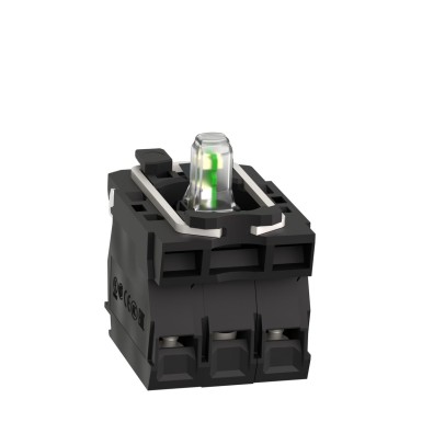 ZB5AW0B15 - Complete body/contact assembly and light block, Harmony XB5, plastic, universal LED, body/fixing collar, 1NO + 1NC, 24V AC DC - Schneider Electric - Complete body/contact assembly and light block, Harmony XB5, plastic, universal LED, body/fixing collar, 1NO + 1NC, 24V AC DC - Schneider Electric - 3